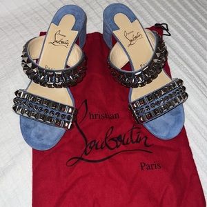 Christian Louboutin studded sandals NEW size 37 ❤️